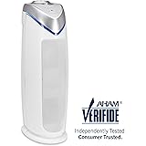 Germ Guardian True HEPA Filter Air Purifier for Home, Office, Bedrooms, Filters Allergies, Pollen, Smoke, Dust, Pet Dander, UV-C Sanitizer Eliminates Germs, Mold, Odors, Quiet 22 inch 3-in-1 AC4825W