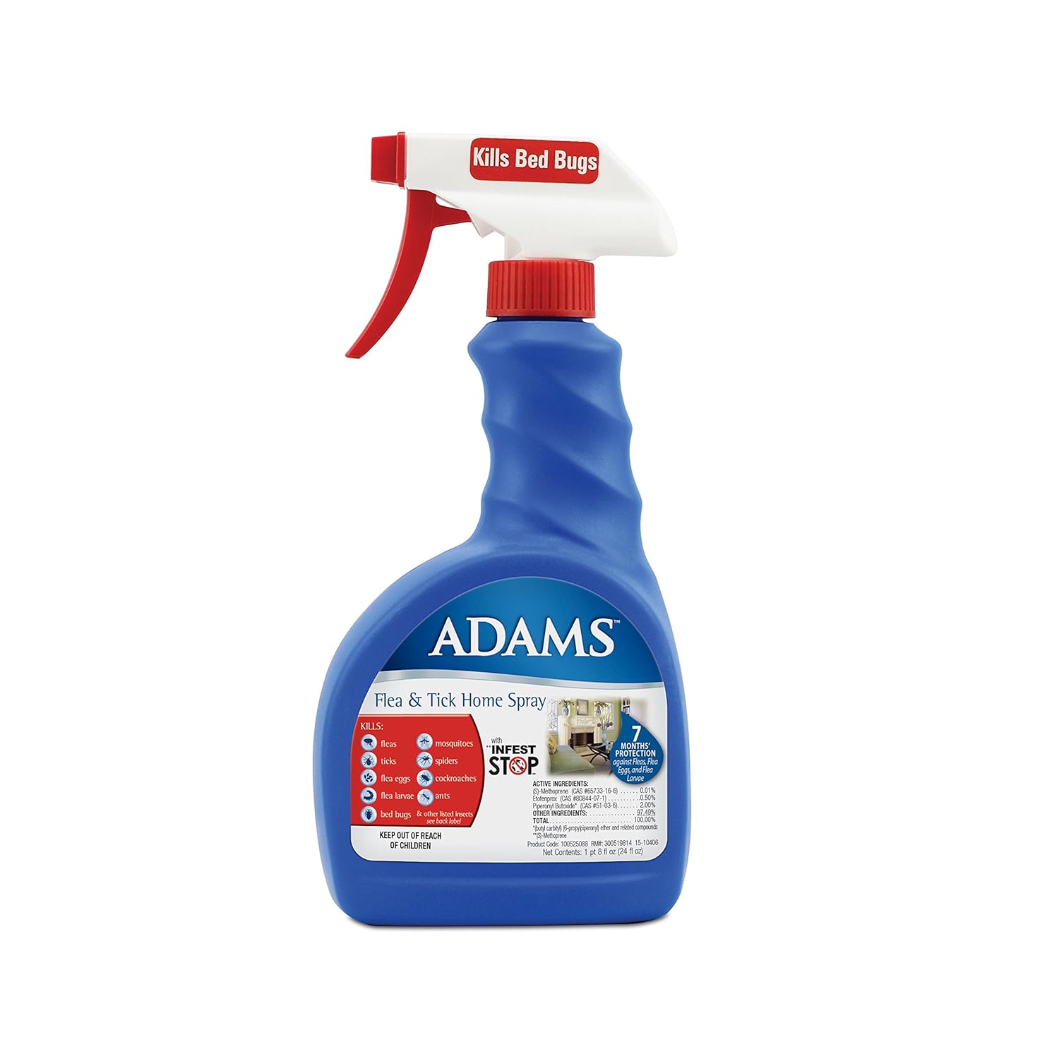 Adams Flea and Tick Home Spray, 24 Oz eBay