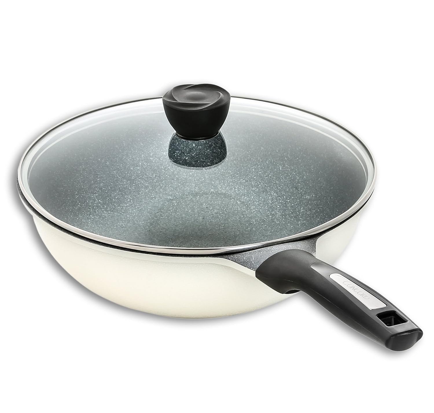 CONCORD Premium INOBLE Coated Ultra Non Stick Wok Deep Frying Pan