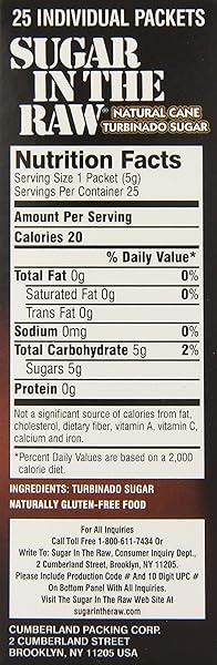 SUGAR IN THE RAW SUGAR PACKETS, 25-COUNT (PACK OF 12) ( VALUE BULK MULTI-PACK)