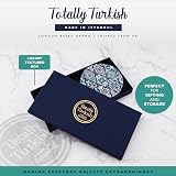 Totally Turkish Patterned Drink Coasters Set of 6 Giftable Non-Scratch Non-Slip view 5