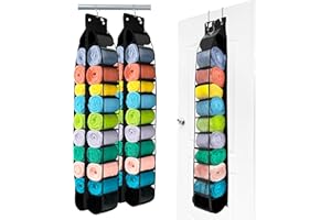 zebricolo,2PCS,legging organizer, 48spacious pockets,closet organizers and storage,2024 model, leggings organizer for closet,Heavy duty hanger,legging storage, thickened,closet organizer,Black