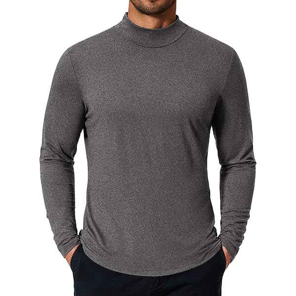 Port and Company Mock Turtleneck (PC61M) White, M at Amazon