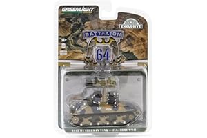 Greenlight 1:64 Battalion 64-1945 M4 Sherman Tank - U.S. Army World War II - 12th Armored Division, Germany with T34 Calliope