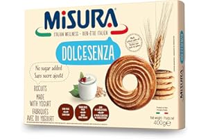 Misura Dolcesenza, Biscuits Made With Yogurt, No Sugar Added, Non GMO, 400g