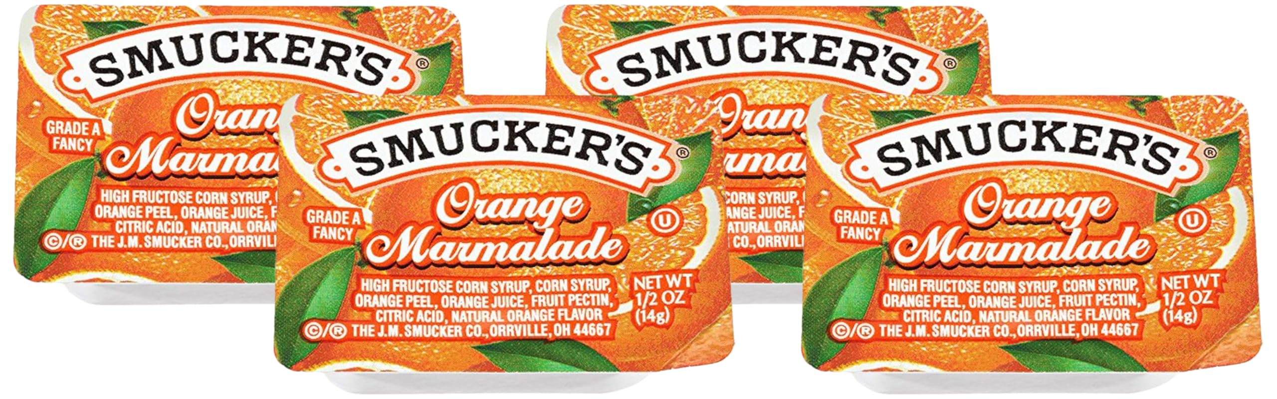 Smucker’s Orange Marmalade, 200 Count (Pack of 4)