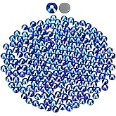 Novani Hotfix Rhinestones, Royal Blue AB Rhinestones Glass Round Crystals Sparkly Gems for Crafts Clothes Shoes Bag DIY Decoration Sapphire AB (SS16/4MM/1440pcs)