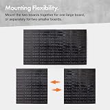 VonHaus 44 Piece Wall Mounted Pegboard Storage Set with Bins and Panels view 7