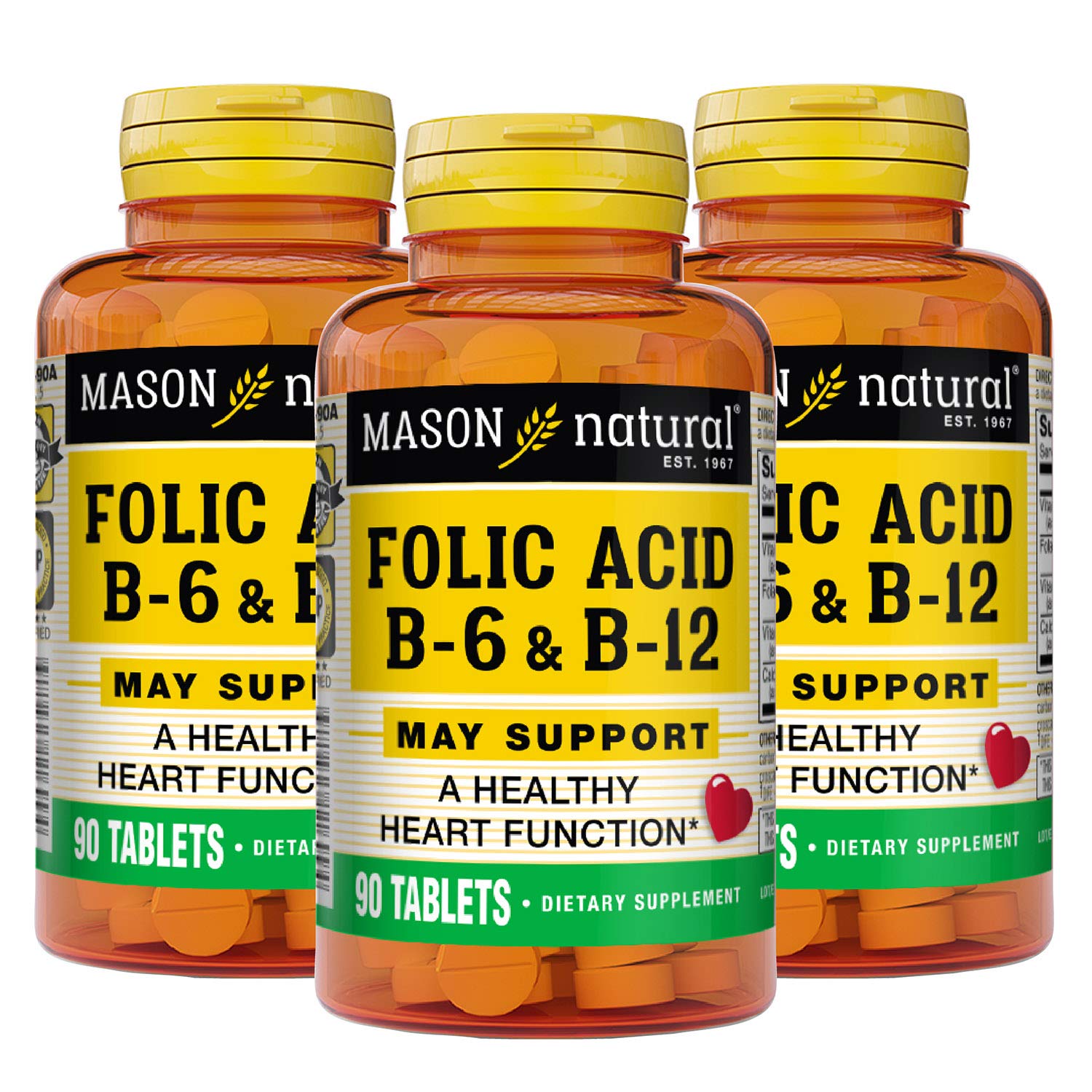 Mua MASON NATURAL Heart Formula B6/B12/Folic Acid Tablets, Dietary