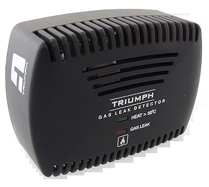 Triumph Residential Kitchen Lpg/Png / Cng Gas Leak Detector + Over Heat Detector. Compact, Saves Gas by Alerting Gas Leaks