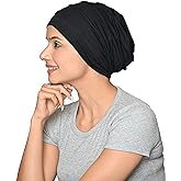 SAKUCHI Chemo Silky Soft Slouchy Snood Bamboo Cap Beanie for Women Cancer Hair Loss Turban Hat Chemo Headwear Women