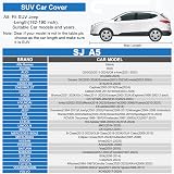 Sailnovo Heavy Duty SUV Car Cover Up to 181 Inches Waterproof All Weather view 7