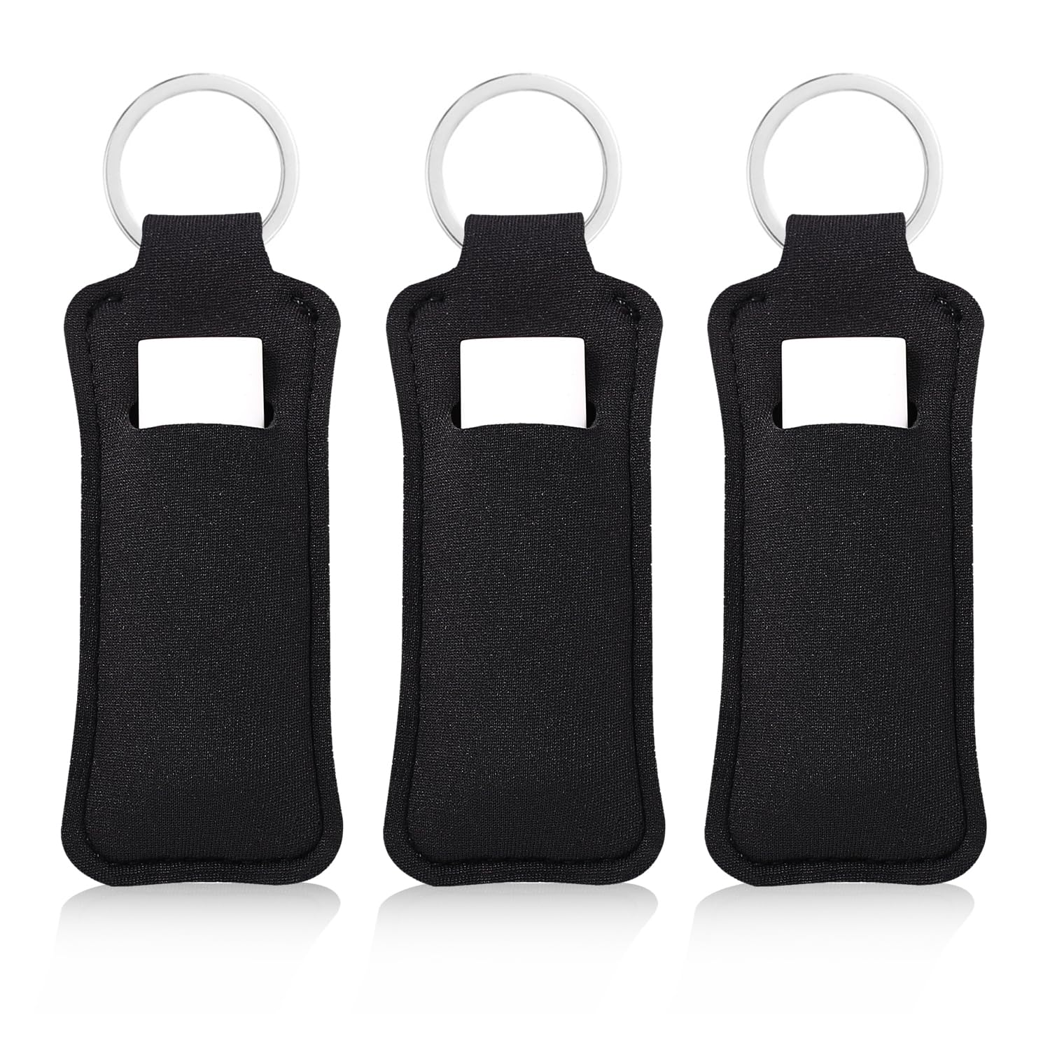 Photo 1 of *ONLY 1* COOKOOKY Chapstick Holder Keychain Cute Lip Balm Keychain Holder(Black#02)