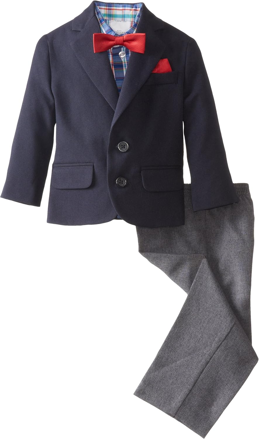 Nautica Little Boys' Grey Duo Suit Set, Navy, 7 Clothing