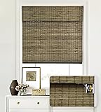 LazBlinds No Tools No Drill Cordless Bamboo Roman