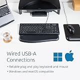 Kensington KM100 EQ Wired Keyboard and Ambidextrous Mouse Combo Black view 3