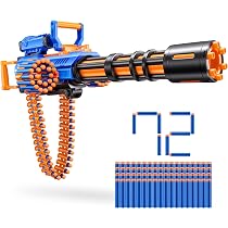 ②Insight Technology Ｍ６ＸLong Gun XSHOT Insanity Motorized Clip Dart Blaster with 72 Darts by ZURU
