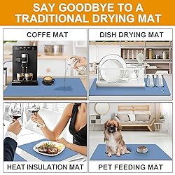 MooonGem Dish Drying Mats for Kitchen