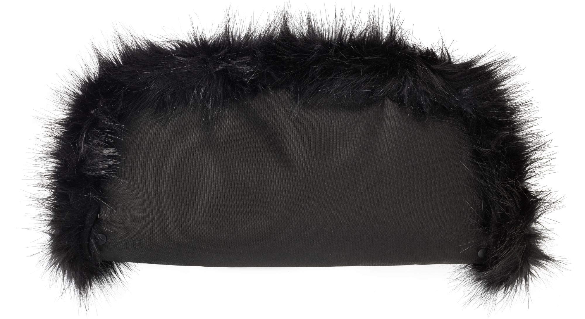 Clair de Lune Double Pram Hand Muff, Black