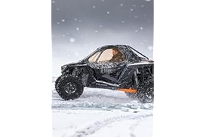 ZIDIYORUO 2025 Updated Polaris RZR Pro Soft Cab Enclosures with Reinforced Zippers – Upper Door Kit Water Resistant for 2020-2025 Polaris RZR PRO XP/Turbo R 2-seat, Keep Air/Rain/Dust Out from Cab