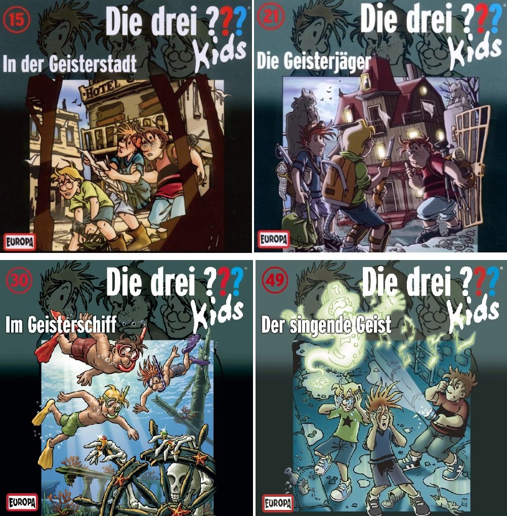 Die Drei Fragezeichen Und Die Geisterfrau Die Drei ??? (Fragezeichen) Kids - die Geister-Folgen (15+21+30+49) im