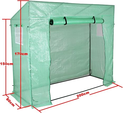 Yorbay Invernadero de jardín Tomates 200x80x170 / 150cm Tela de ...