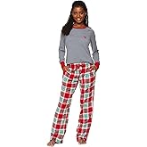 U.S. Polo Assn. Women's 2-Piece Pajama Set, Long Sleeve Top, Pants Valentines Gifts for Her