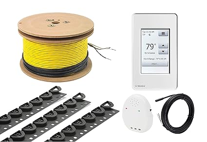 200 Sq Ft Floor Heating System 3 7w 240v Electric Tile