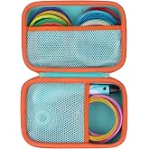Lebakort Hard Case Compatible with SCRIB3D P1 Advanced / MYNT3D Super Professional Printing / 3Doodler Pro / 3Doodler Flow / PIKA3D PRO 3D Printing Pen (Teal Case)