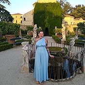 Vestito Da Cerimonia Donna Elegante - Scollo A V, Lungo, Linea Ad A, In Poliestere E Chiffon - Foto 10