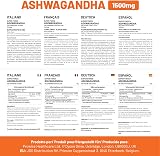 PH PROWISE Ashwagandha 1500mg 180 Vegan Tablets 6 Months UK Made view 4