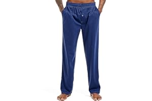 Inner Wish Men's Pajama Pant, Soft Mens Lounge Pants Sleep Bottoms with Pockets Drawstring