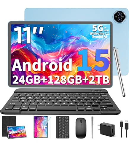 Amazon.com : Android 15 Tablet, 2025 Upgraded 11 inch Android