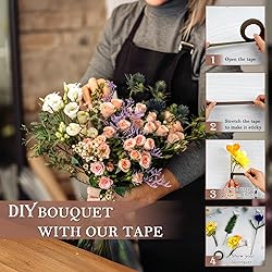 COIDEA 8 Packs Floral Tape, 1/2" Wide Flower