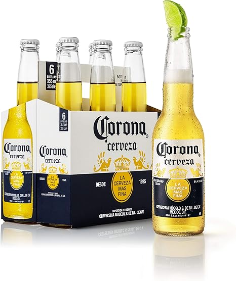 Corona Cerveza - Paquete de 6 x 355 ml - Total: 2130 ml: Amazon.es: Alimentación y bebidas