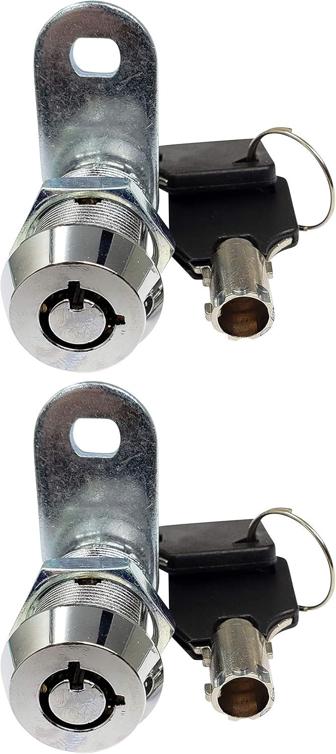 Admiral Locks Tubular Cam Lock, Keyed Alike Removable Key (1 Inch 90