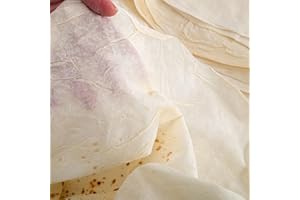 EDENICA TASTY-HEALTHY-TRADITIONAL Edenica Handmade Daily Phyllo Dough for borek, Turkish Yufka, Pastry Leaves, Pre Baked Very Thin Filo Pastry Dough Leaves, (2pack*5 pieces) Elevate your cooking experience with the unparalleled quality and convenience of our meticulously crafted phyllo dough. Rediscover the joy of creating culinary masterpieces with Edenica (2 Pack*5)