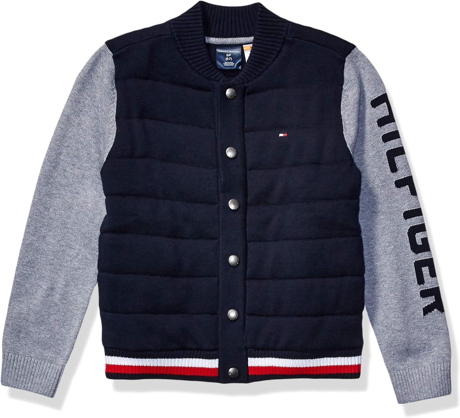 tommy hilfiger baseball sweater