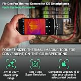 Flir One Pro Thermal Imager for iPhone 14 and older Lightning view 2