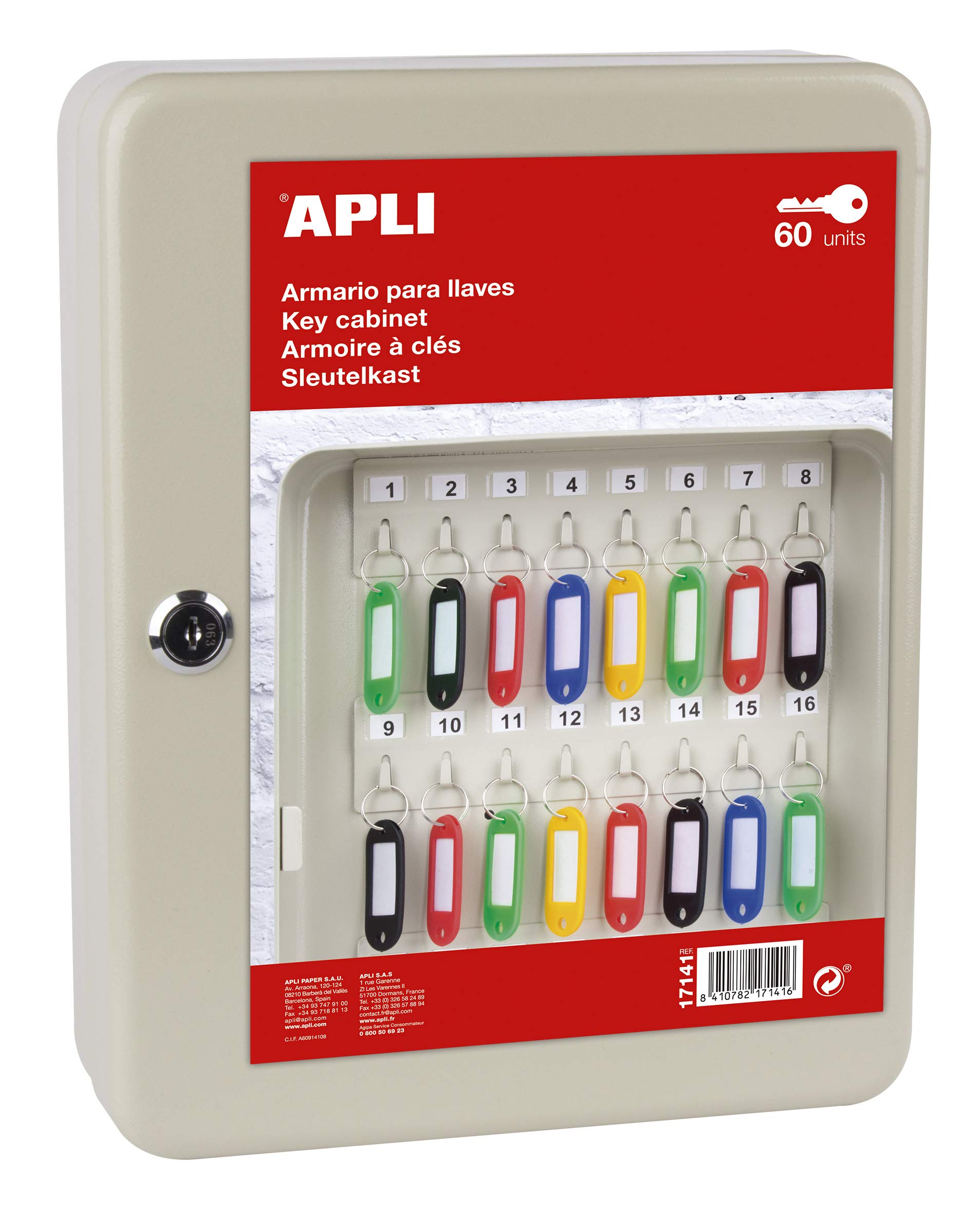 APLI 17141 Key Cabinet Cream