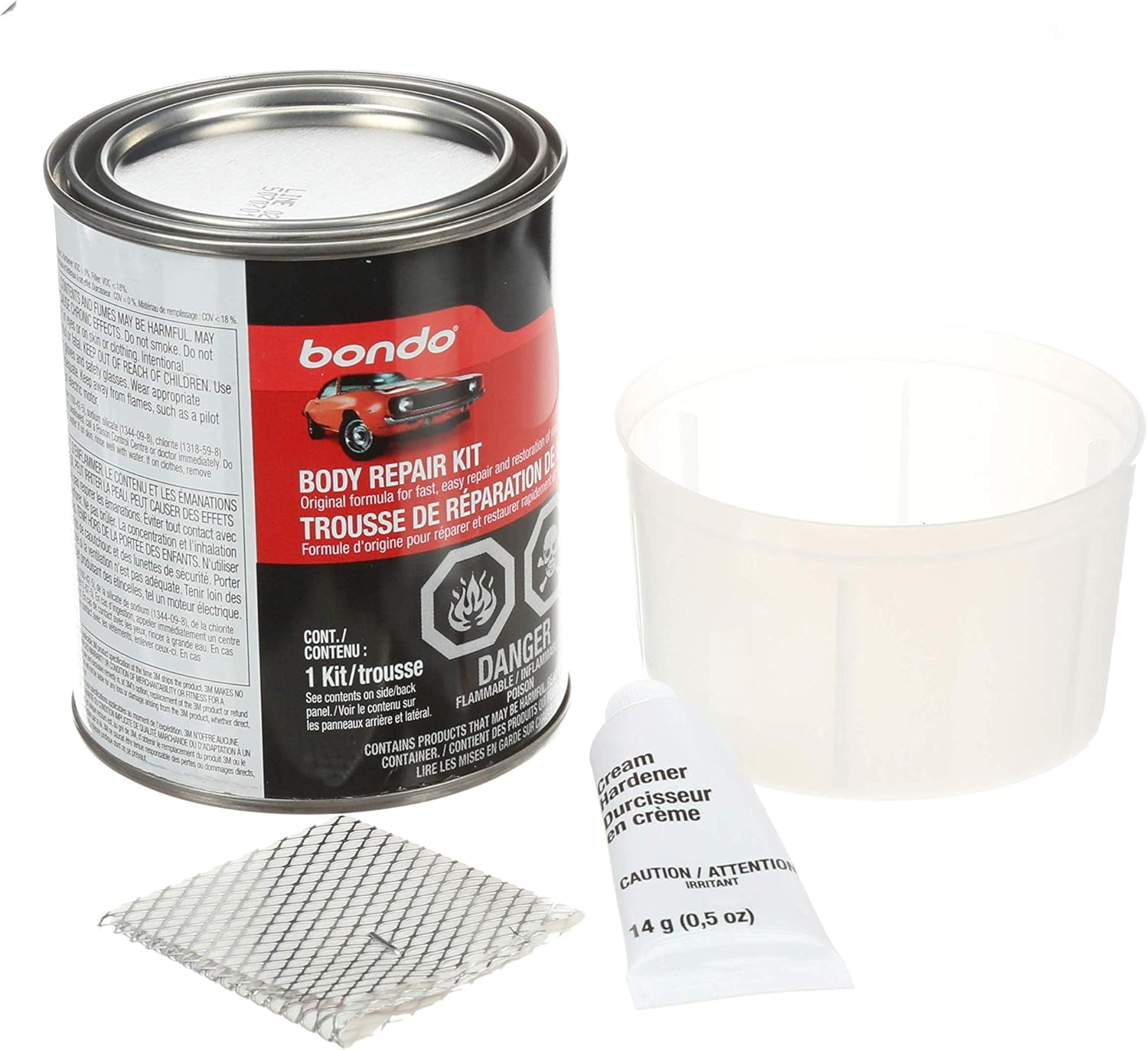 Bondo Body Repair Kit, 00312, Everything You Need to Get Started, 1 Kit: Garden & Outdoor