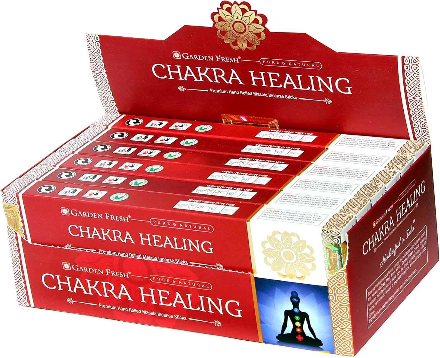 Jardin fresco : Incienso Premium sanación de Chakra | 12 ...