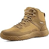 Flyplus Men's Military Tactical Boots Waterproof Lightweight Hiking Boots Durable Non-Slip Combat Boot For Work