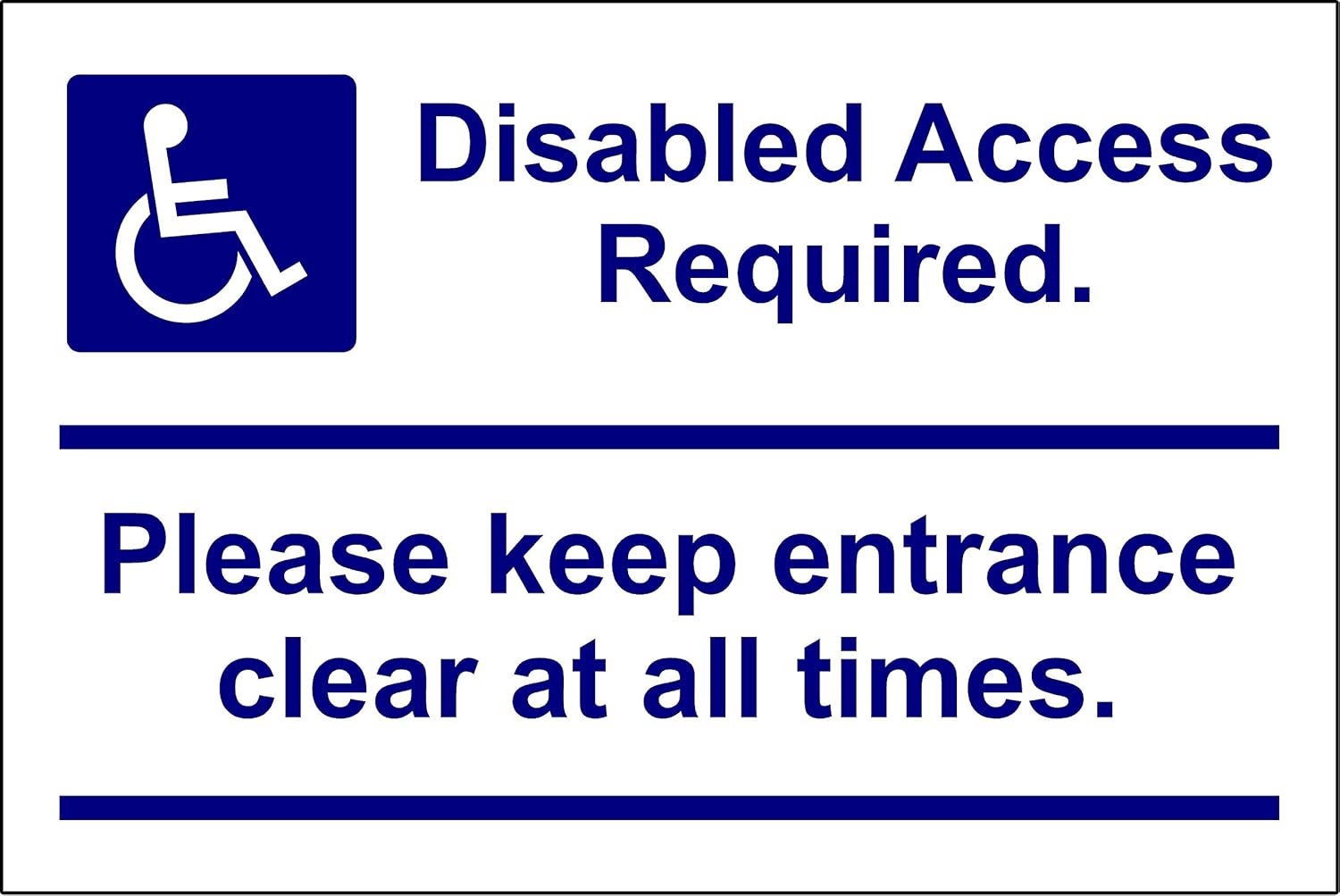 Disabled access