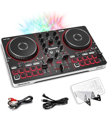 Amazon.com: Numark Party Mix II DJ Controller + Pyle Portable
