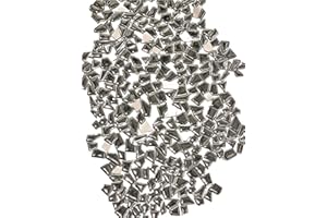 Verz Tile Ceramic Mosaic Tiles for Crafts & Art Projects 200 Grams Vibrant Colors Pieces Fit Together Like a Puzzle Endless Creative Ideas for Mosaic Art DIY Hobbies Small Sizes (Metallic Silver)