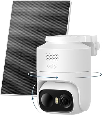 eufyCam C37, Telecamera Wi-Fi Esterno con Pannello Solare 2K