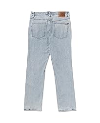 Volcom Men's Solver Denim Jean, Carolina Blue, 28x34
