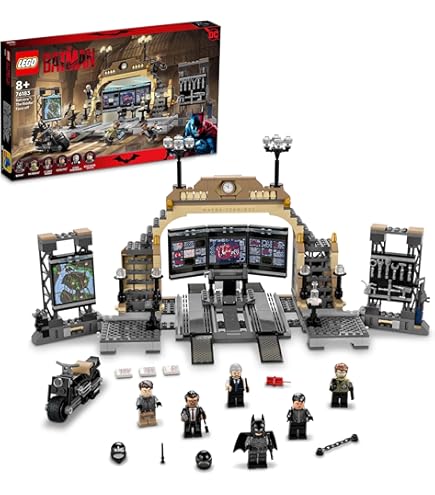 Amazon.com: Lego DC Batman Batcave: The Riddler Face-Off 76183