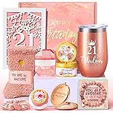 21st Birthday Gifts for Her 21st Birthday Gifts for Women Happy 21 Year Old Gift Box for Women Best Friends Female Daughter Sister Coworker Bestie Unique 21 Year Old Bday Decorations for Her